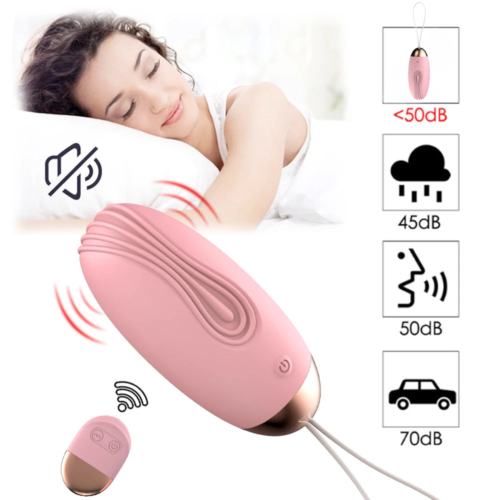 Jouets sexuels pour femme, télécommande sans fil, œuf vibrant 10 vitesses, stimulateur de clitoris, boule de massage vaginale, vibromasseurs point G