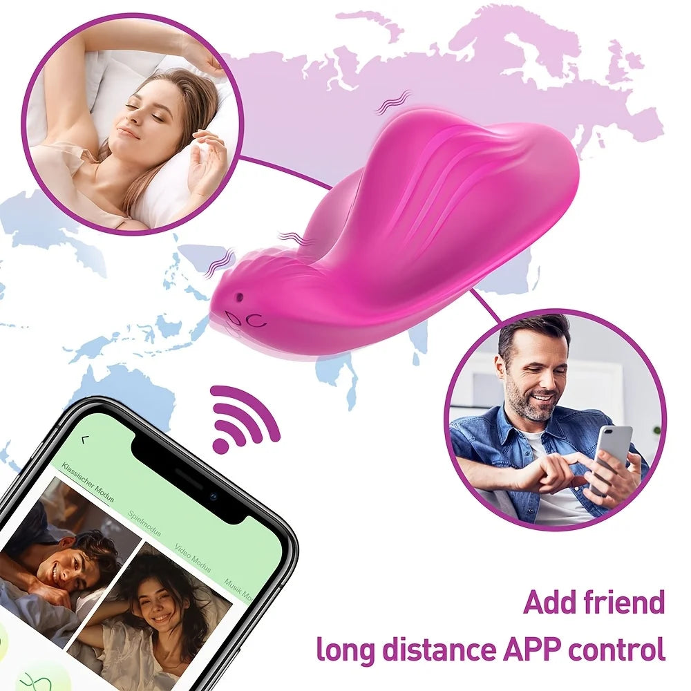 Vibromasseur portable pour femme, 9 modes, puissant, stimulation à deux points, masseur personnel, rechargeable, pour couple