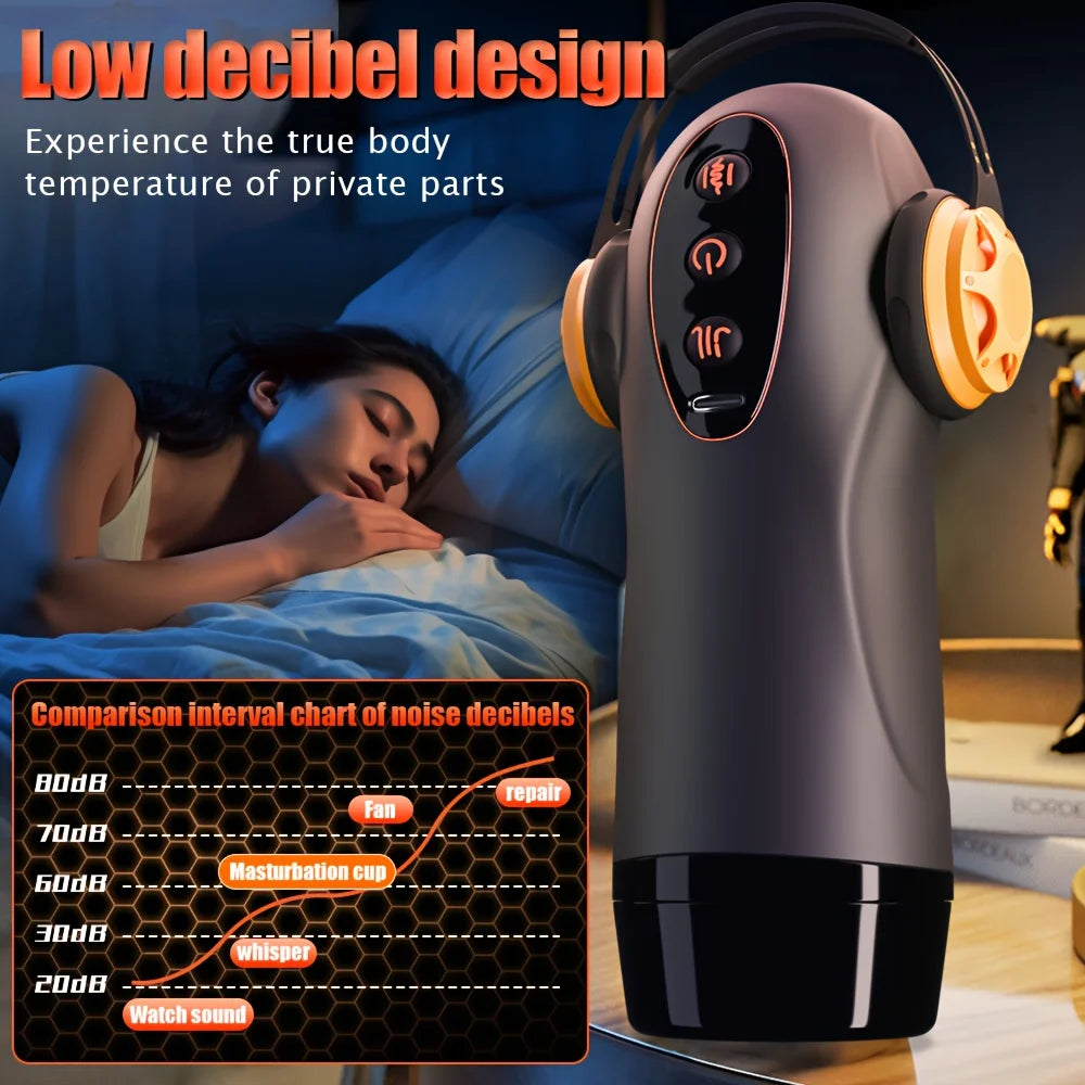 Jouets sexuels pour hommes, masturbateur masculin, ventouse, poussée, modes vibrants, pompe à pénis chauffante, masturbateur masculin, produits exotiques pour adultes