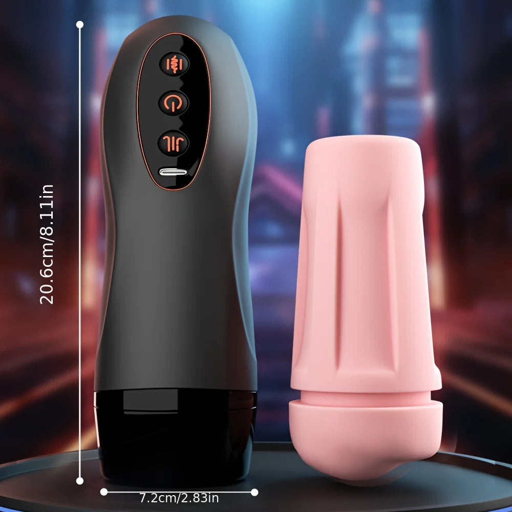 Jouets sexuels pour hommes, masturbateur masculin, ventouse, poussée, modes vibrants, pompe à pénis chauffante, masturbateur masculin, produits exotiques pour adultes