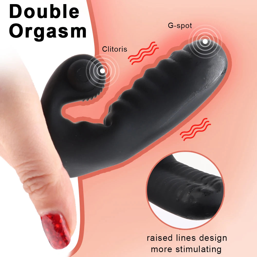 Jouets sexuels pour femmes, vibromasseur à 2 doigts, stimulateur de clitoris et de point G, masseur vaginal, orgasme, masturbateur lesbien, produits érotiques