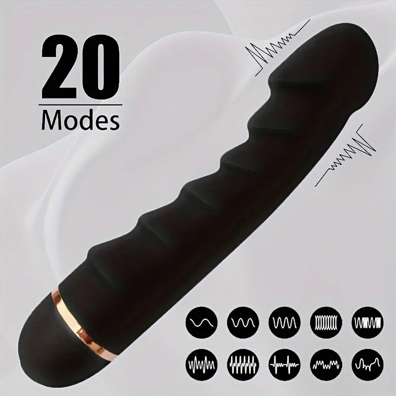 Vibromasseur point G 20 modes, jouets sexuels, stimulateurs vaginaux/anaux, jouets sexy, jouets pour adultes, jouets sexuels pour femmes (sans piles