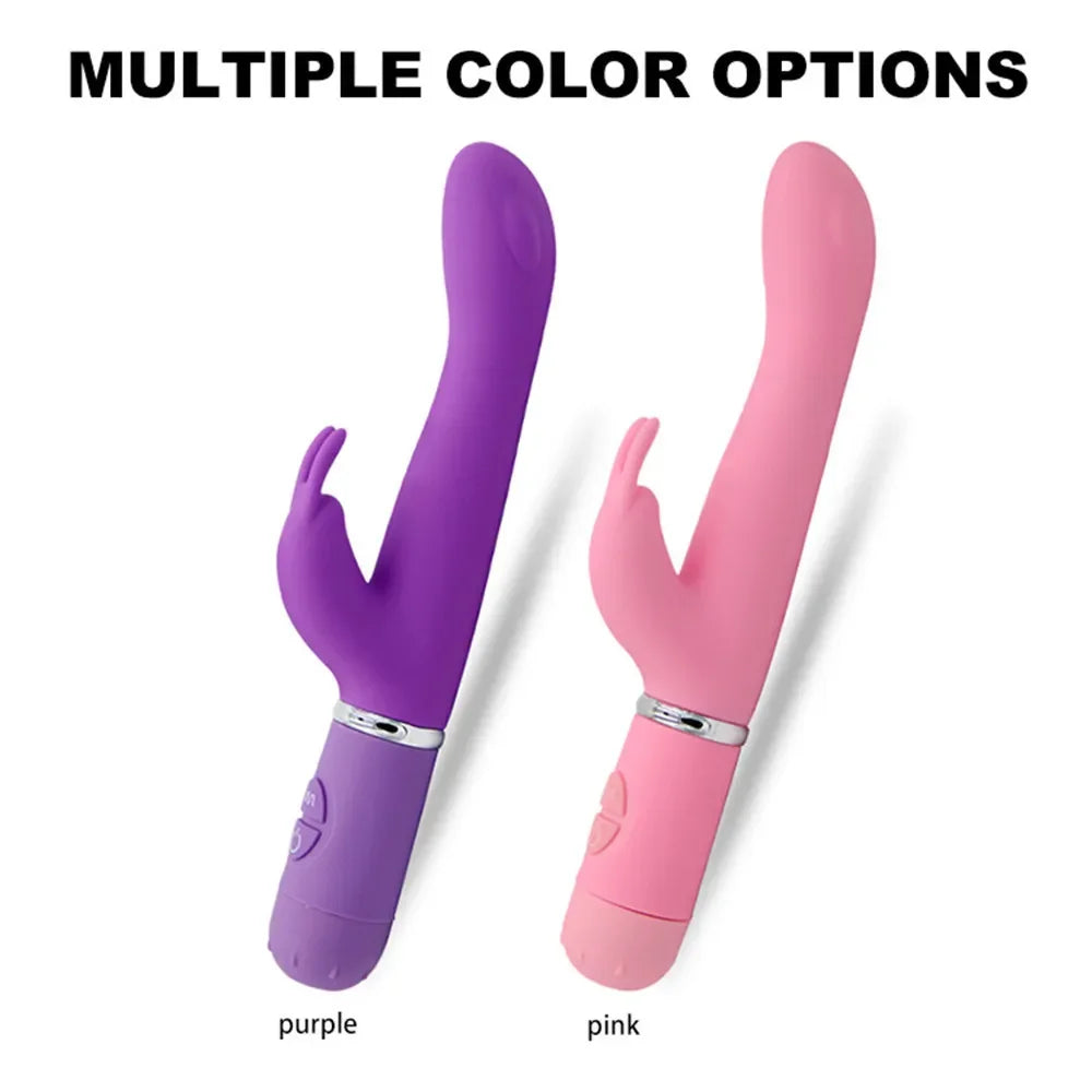 Rabbit G-Spot Vibrator for Women Nipple Clitoris Stimulator 8 Fast Seconds to Orgasm Finger Shaped Vibes Sex Toys for Adults