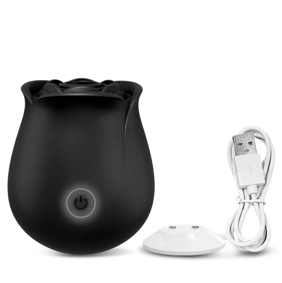 Sex Toys Rose-Sucking Vibrator for Women Oral Nipple Clitoris Sucker Clit Stimulator Massager Vibrating Female Adult Products
