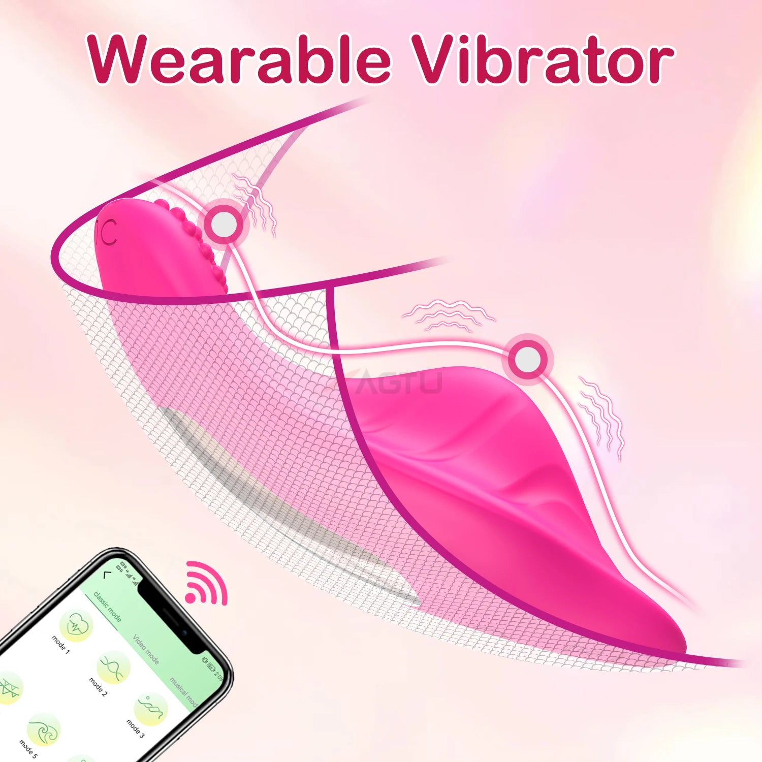 Stimulateur vibromasseur de poche