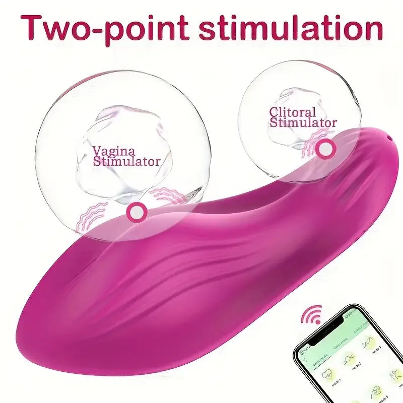 Vibromasseur portable pour femme, 9 modes, puissant, stimulation à deux points, masseur personnel, rechargeable, pour couple