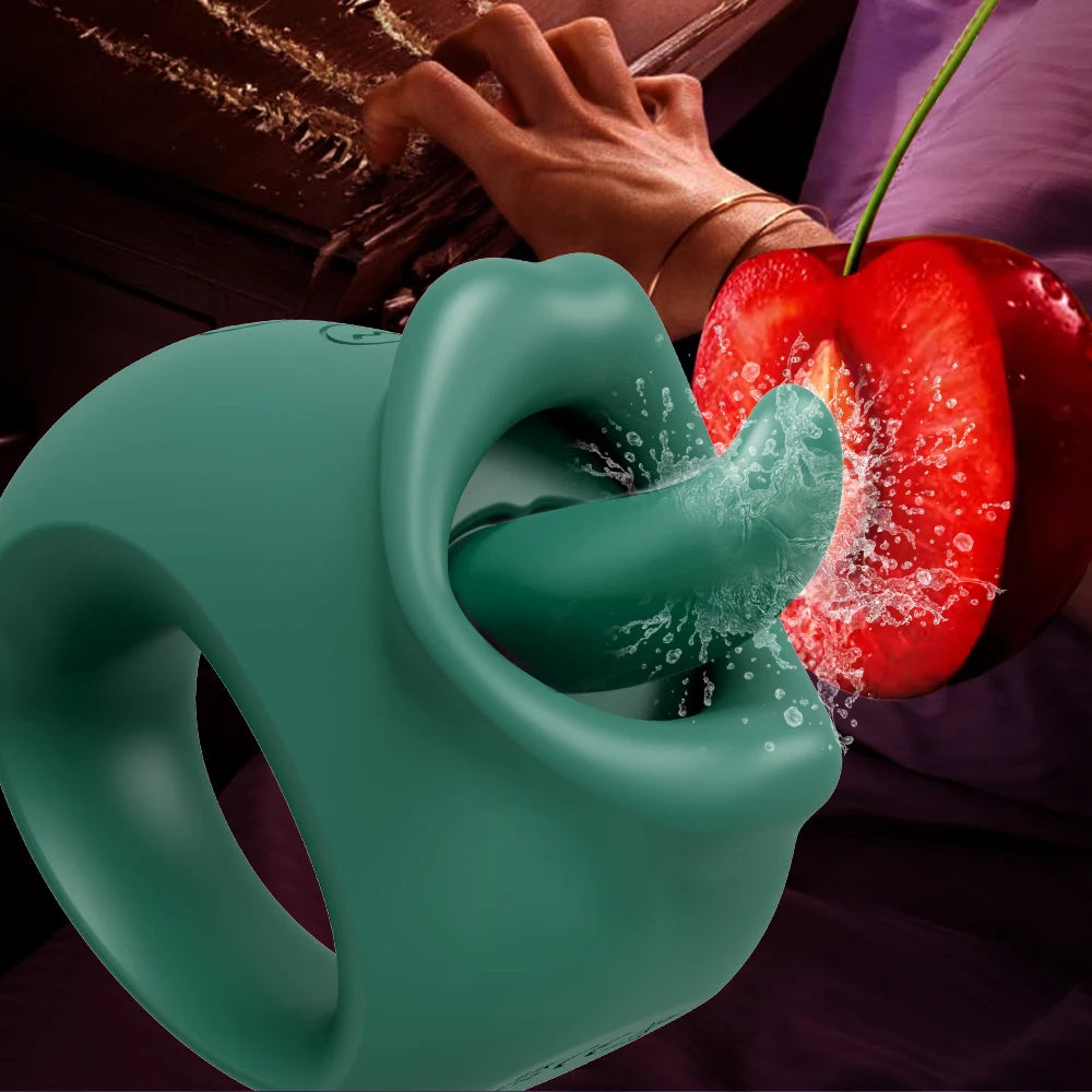 Sex Toys Vibrator Tongue Licking Nipple Vagina Stimulator Massager Masturbation Tools Women Couple Sex Toys Penetration Vibrator