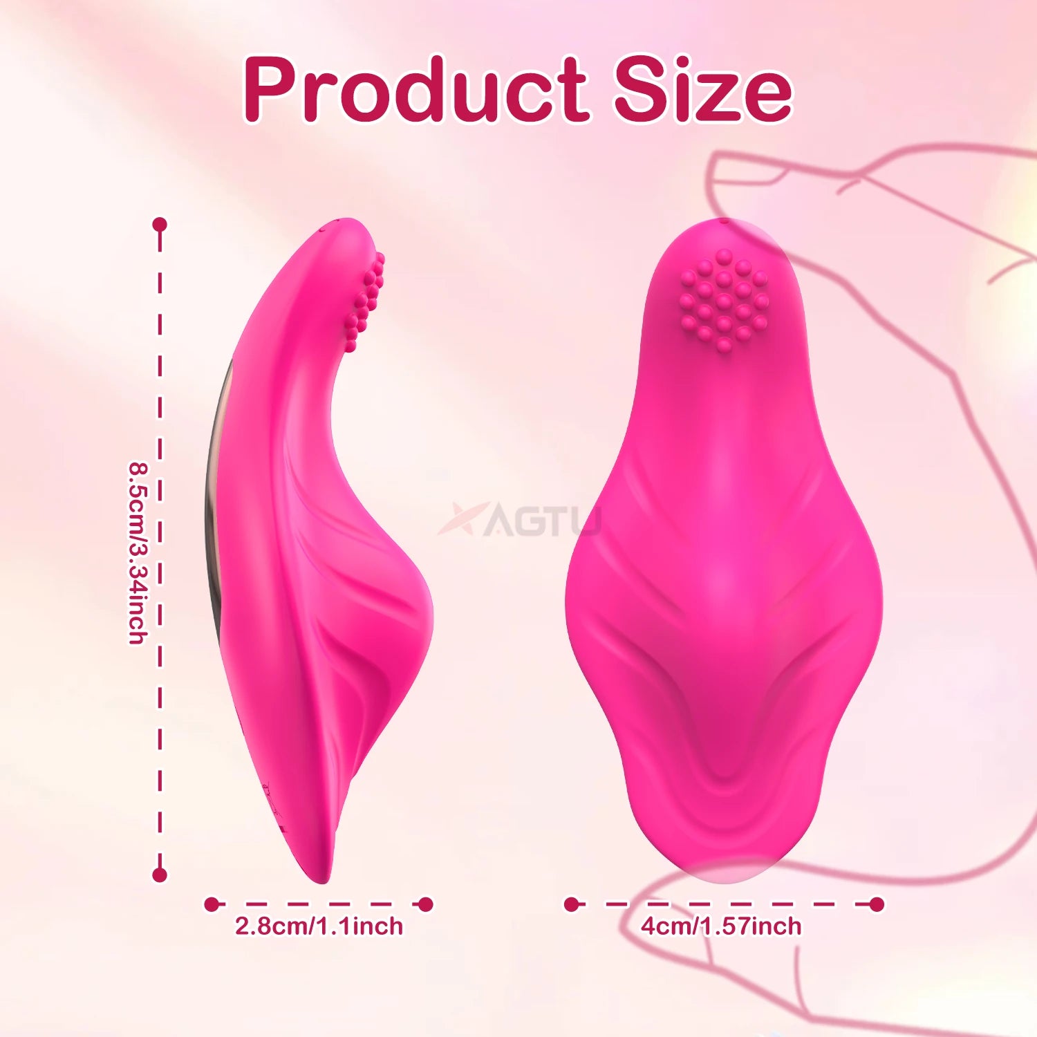 Stimulateur vibromasseur de poche
