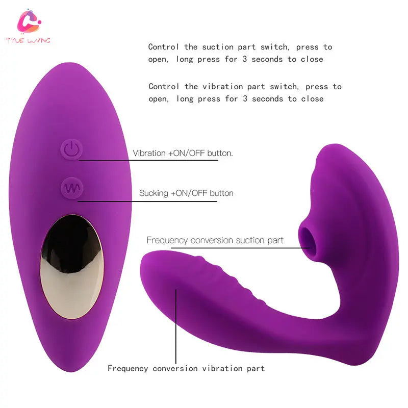 Stimulateur Clitoridien — Fonction Succion & Vibration