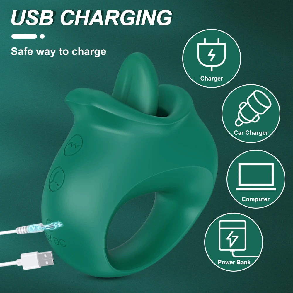 Sex Toys Vibrator Tongue Licking Nipple Vagina Stimulator Massager Masturbation Tools Women Couple Sex Toys Penetration Vibrator