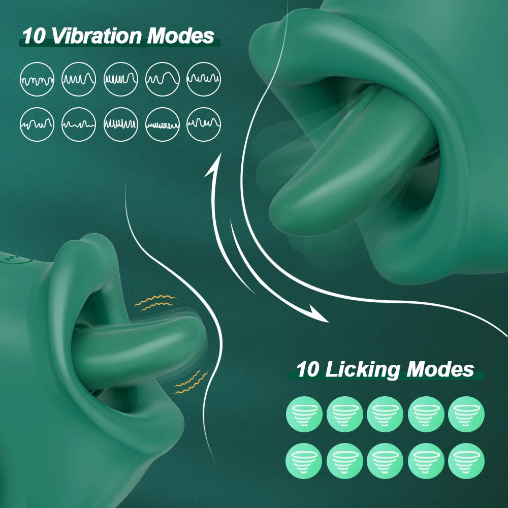 Stimulateur Langue — Vibromasseur Multizone