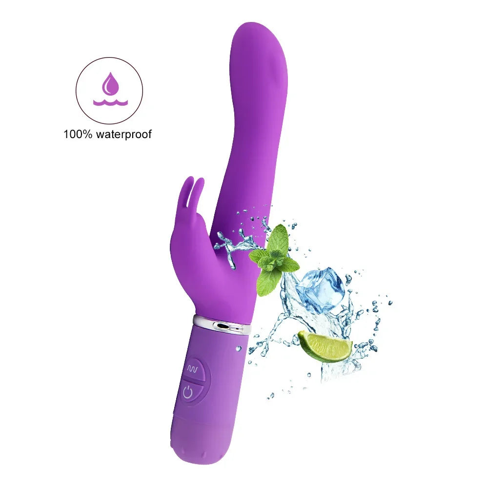 Rabbit G-Spot Vibrator for Women Nipple Clitoris Stimulator 8 Fast Seconds to Orgasm Finger Shaped Vibes Sex Toys for Adults
