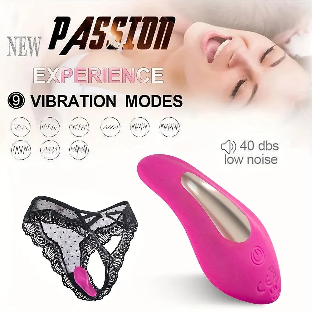 Vibromasseur portable pour femme, 9 modes, puissant, stimulation à deux points, masseur personnel, rechargeable, pour couple
